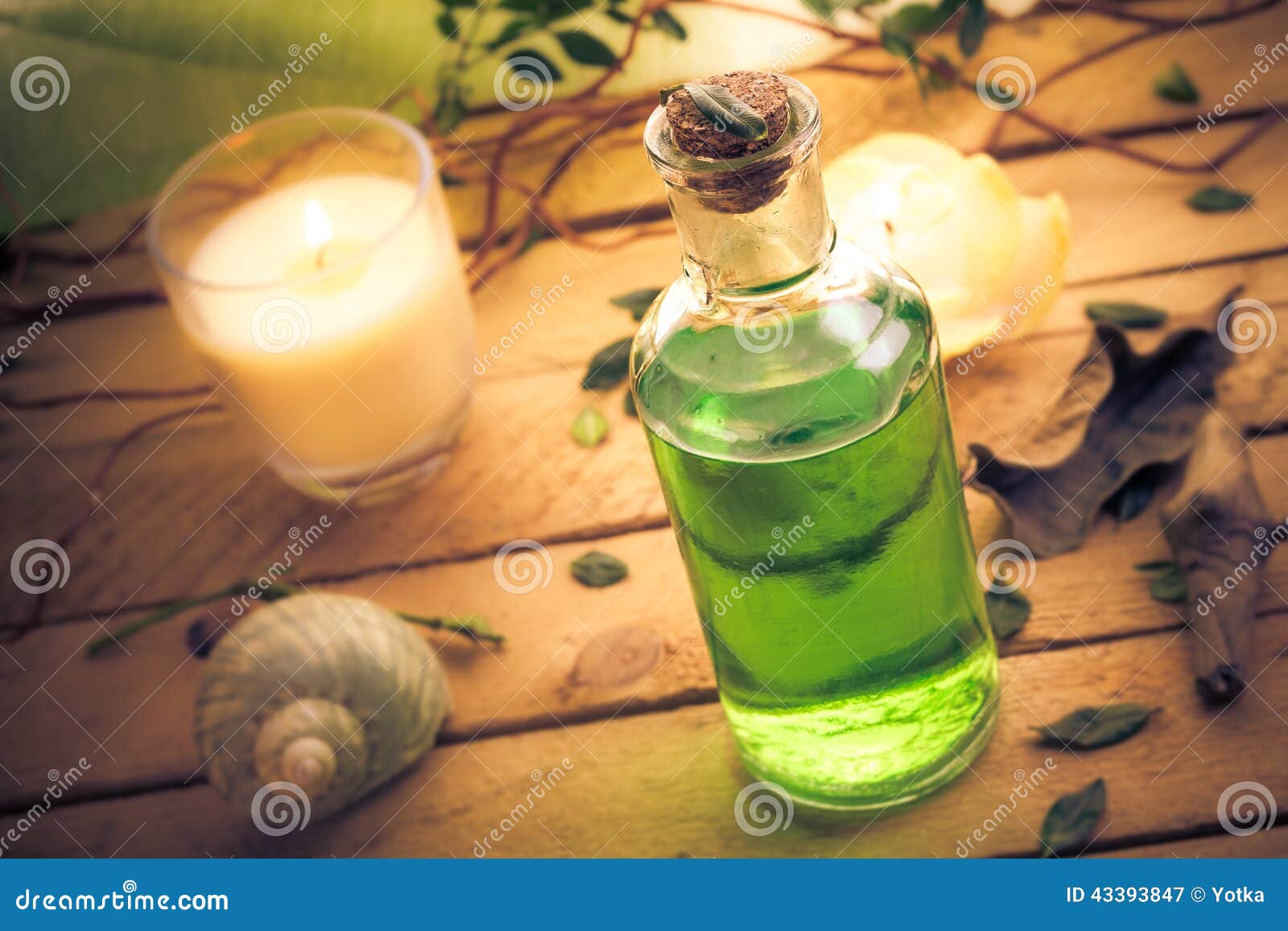 Body Lotion Aromatic Candles Session Spa Stock Image Image of luxury