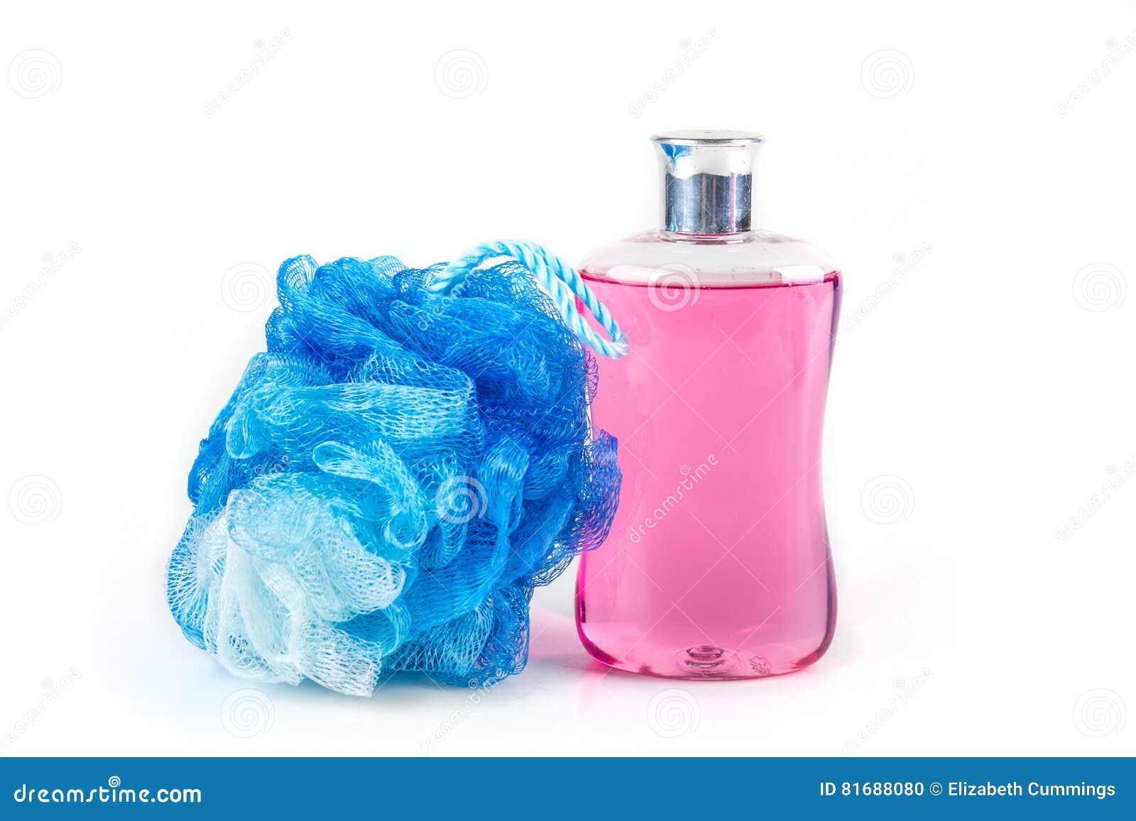 Body wash and loofah stock photo. Image of soap, hygiene 81688080