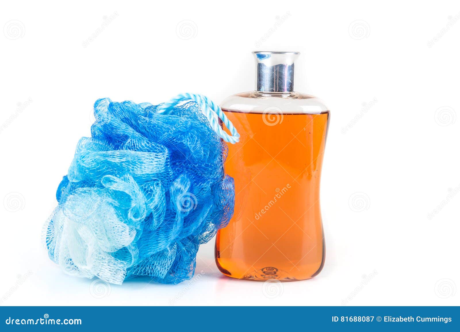Body wash and loofah stock image. Image of field, cosmetic 81688087