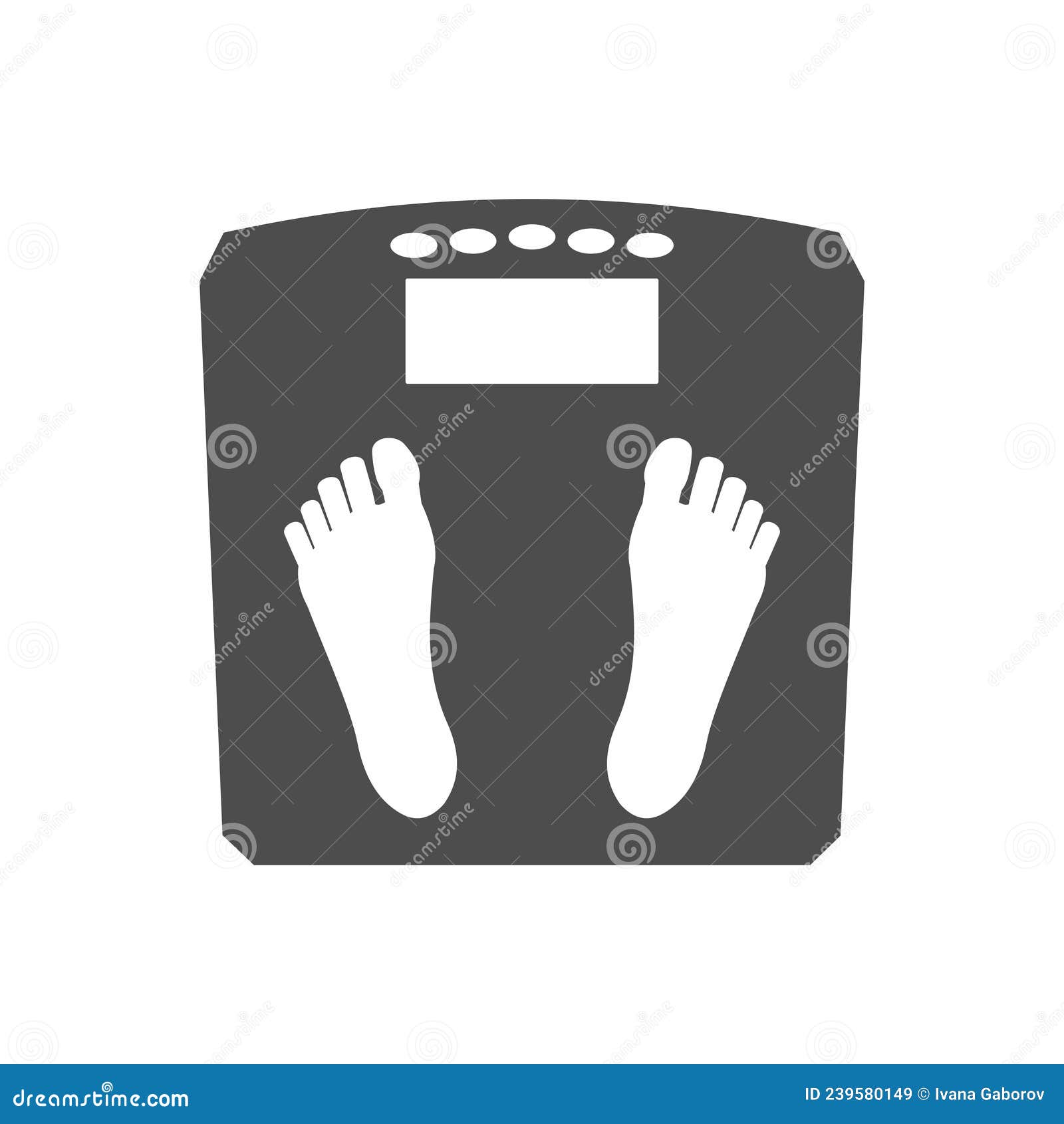Body Weight Scale stock vector. Illustration of drawing 239580149