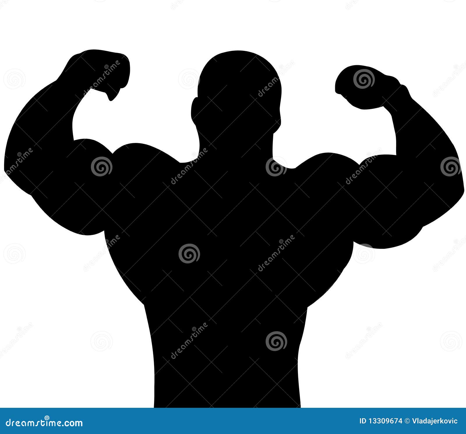 Muscle Man Figure Royalty Free Stock Images - Image: 35471819