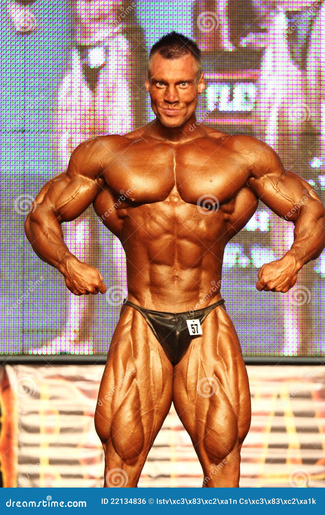 Bodybuilder editorial photo. Image of athlete, abdominal 22134836