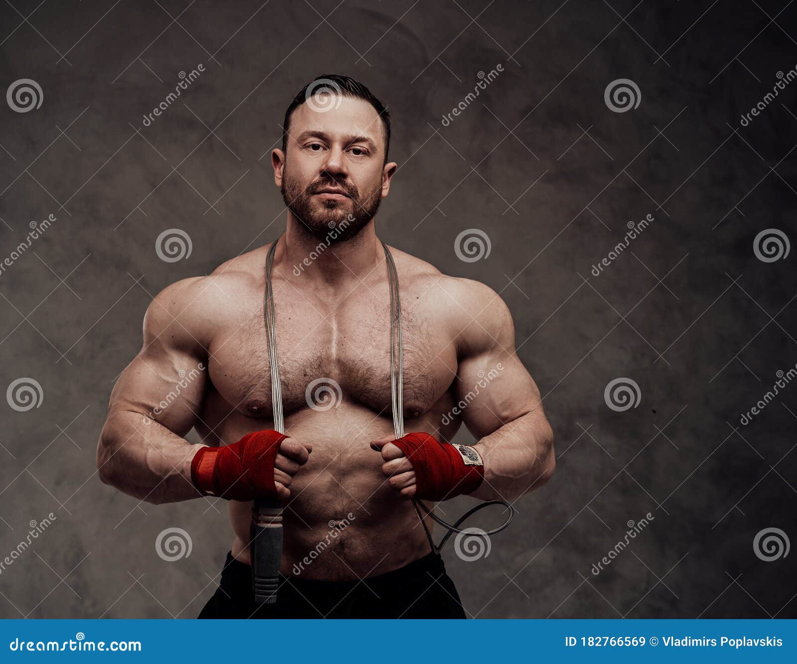 1600px x 1334px - Bodybuilder with Big Muscles and Naked Torso in a Studio Stock Image -  Image of fitness, energetic: 182766569