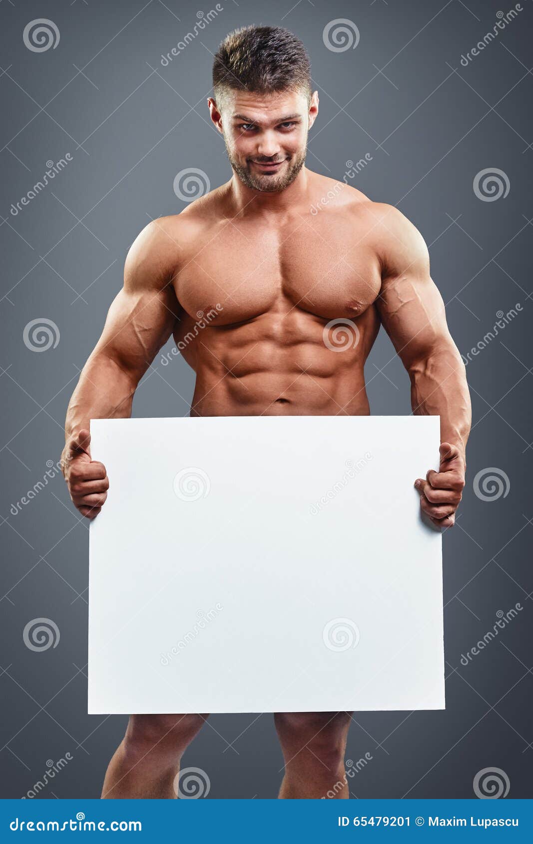 Handsome Man With Muscular Body Stock Image - Image of 
