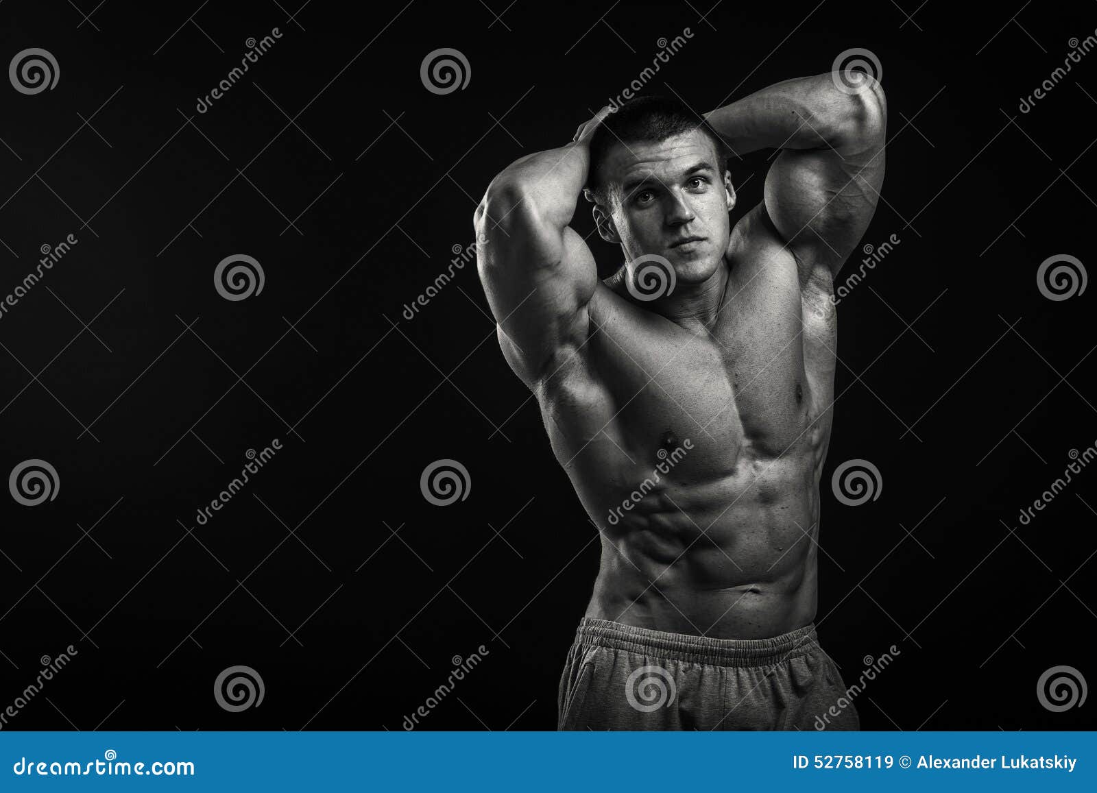 Bodybuilder stock image. Image of great, caucasian, building - 52758119