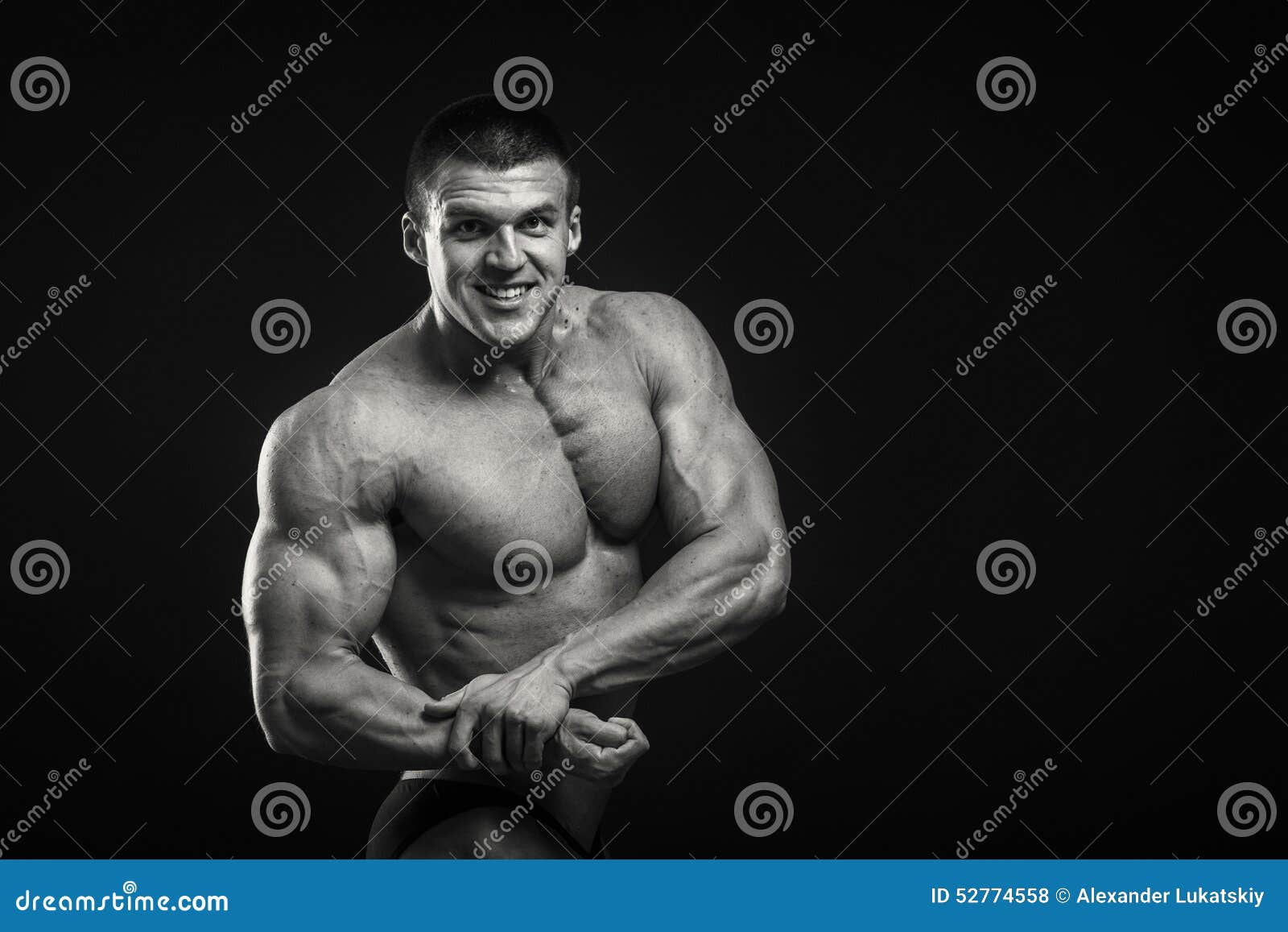 Bodybuilder stock photo. Image of healthy, exercising - 52774558