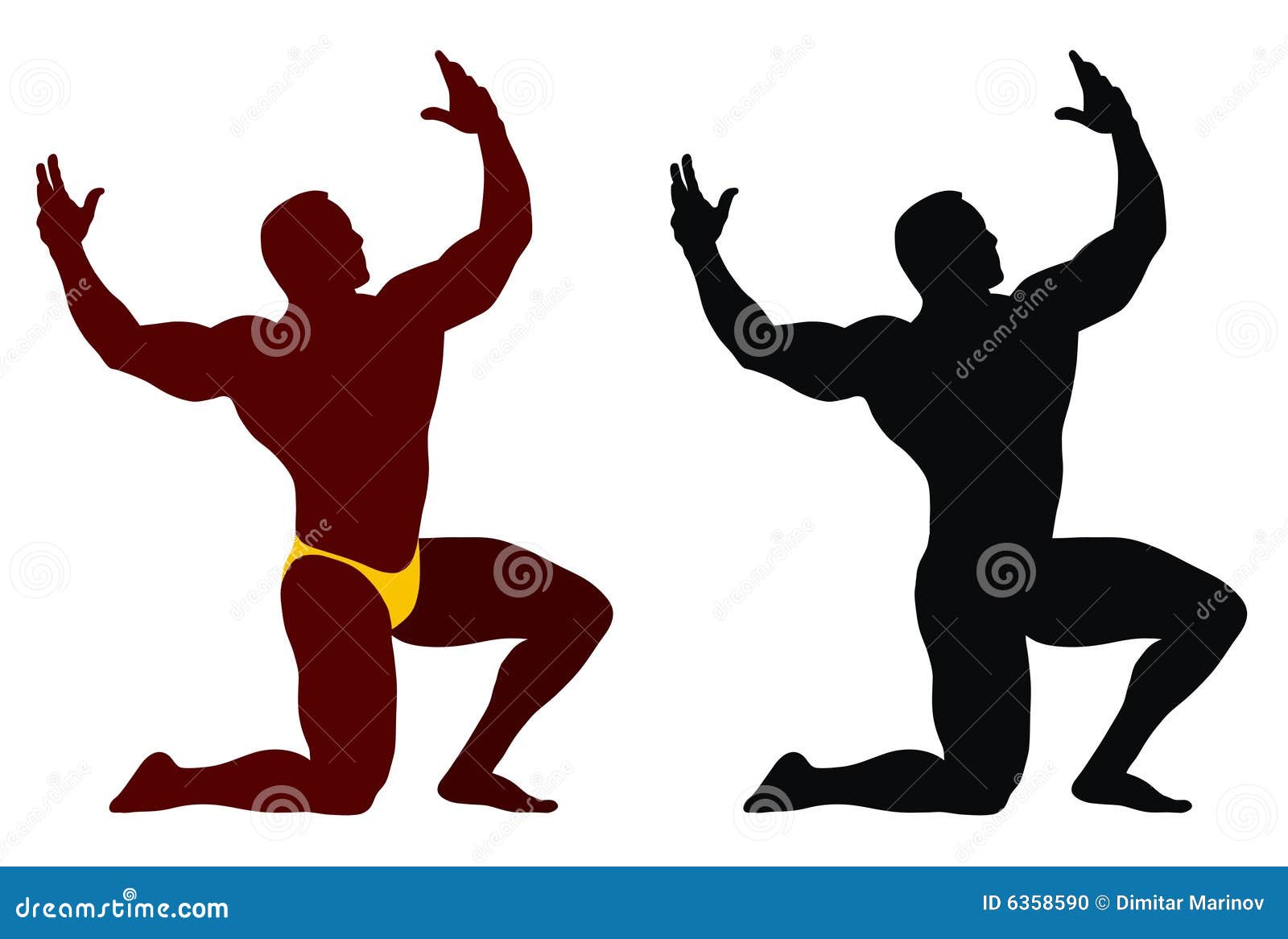 Bodybuilding ilustración del vector. Ilustración de deporte 6358590