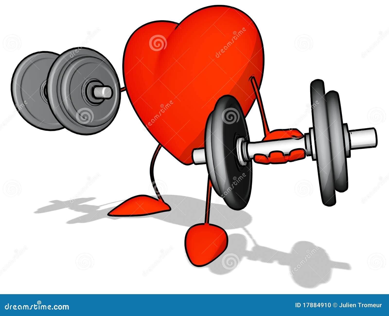 Bodybuilding heart stock illustration. Illustration of blood - 17884910