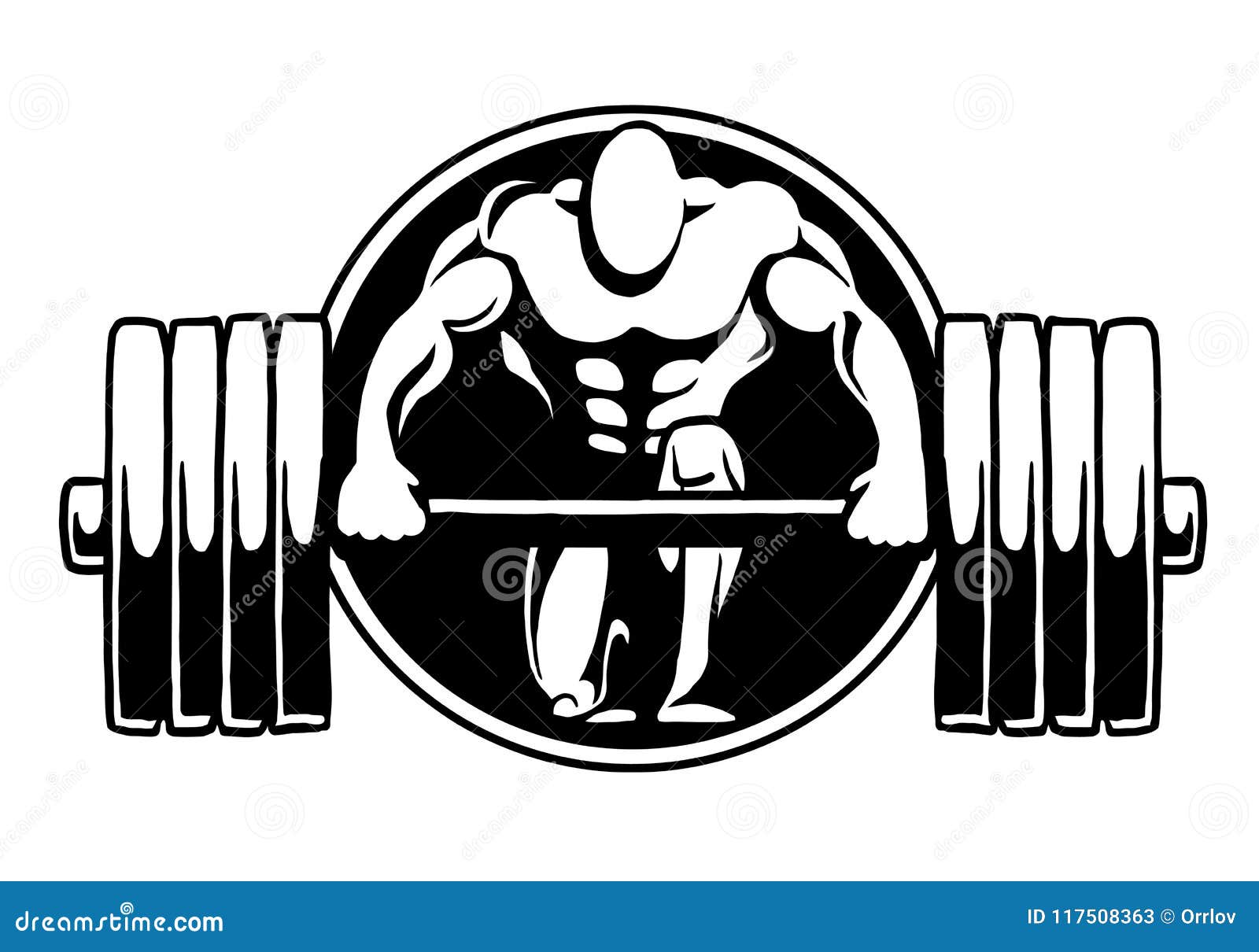 Download Free Fitness Gym Logo Bmx United PSD Mockup Template