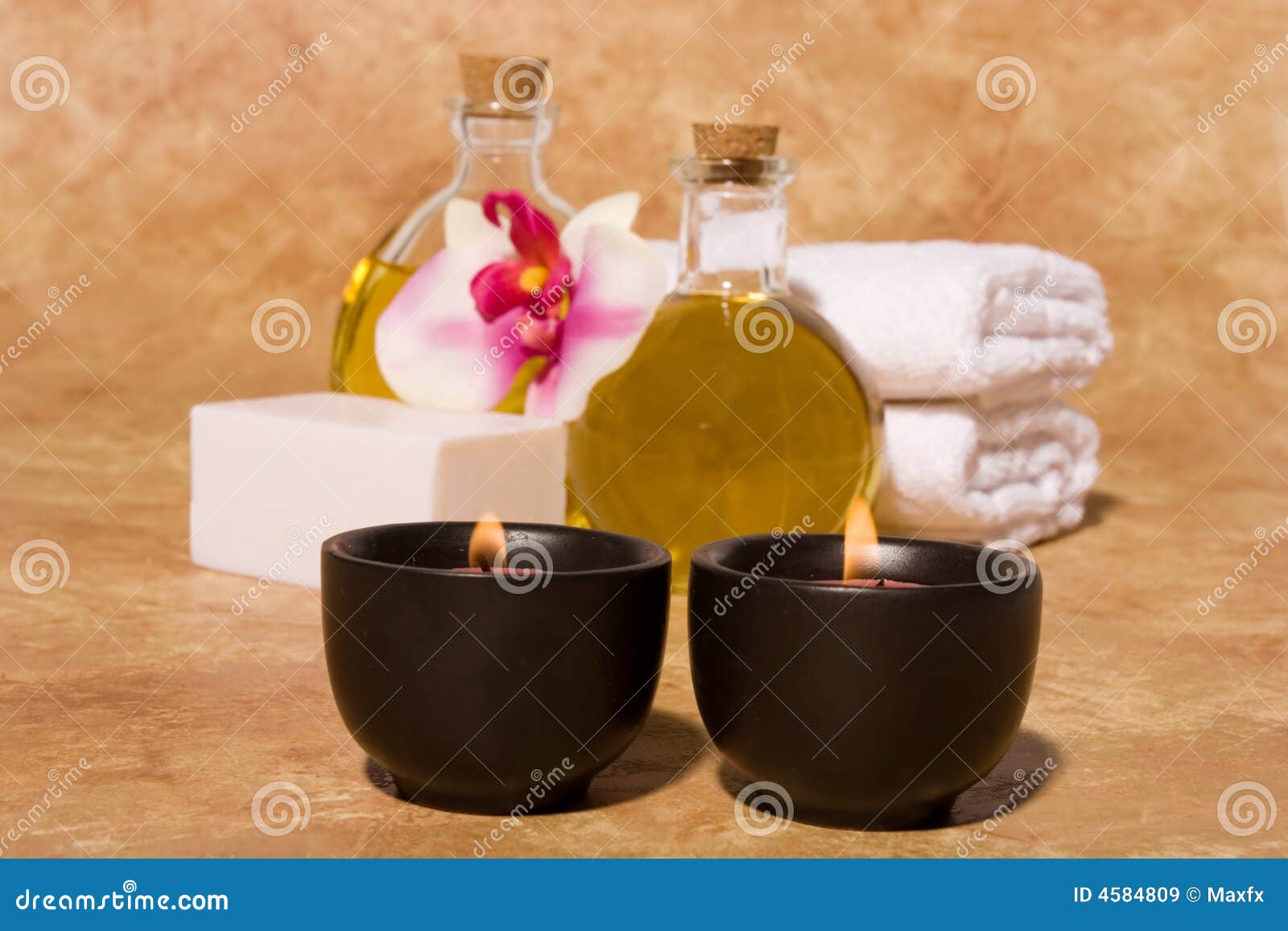 Bodycare massage items stock image. Image of relaxation 4584809