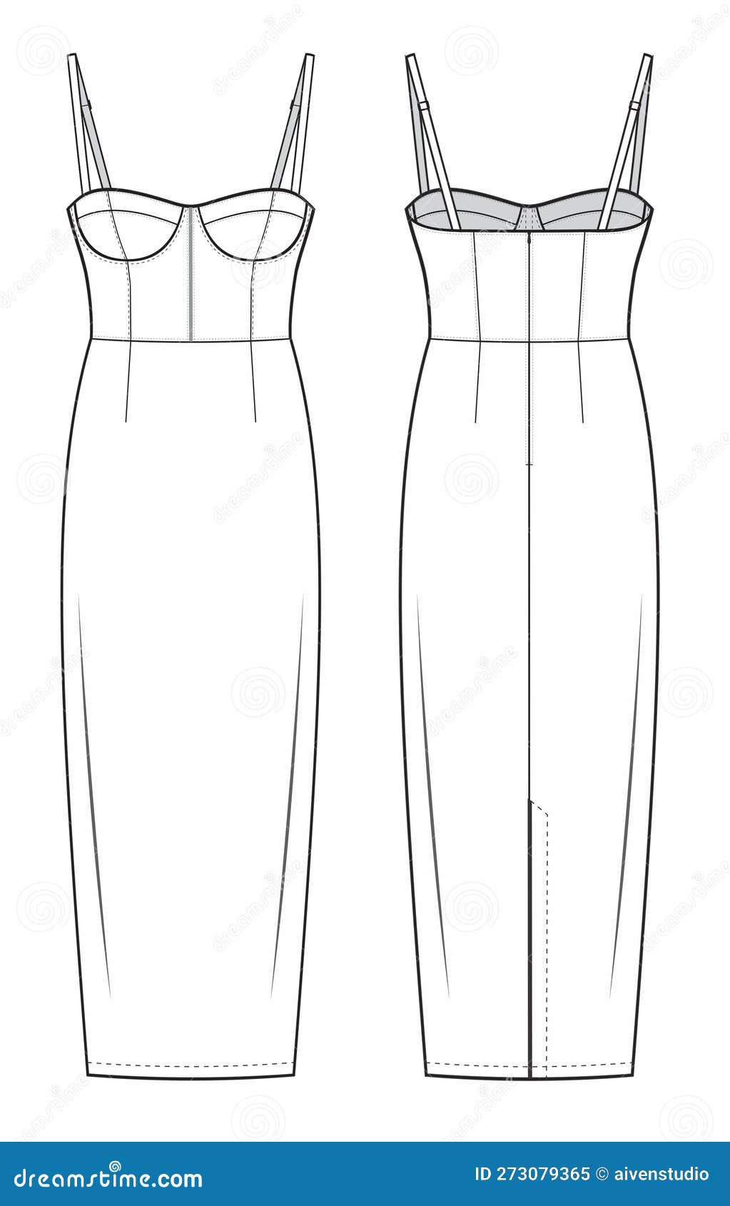 Bodycon Dress Technical Stock Illustrations  90 Bodycon Dress Technical  Stock Illustrations Vectors  Clipart  Dreamstime