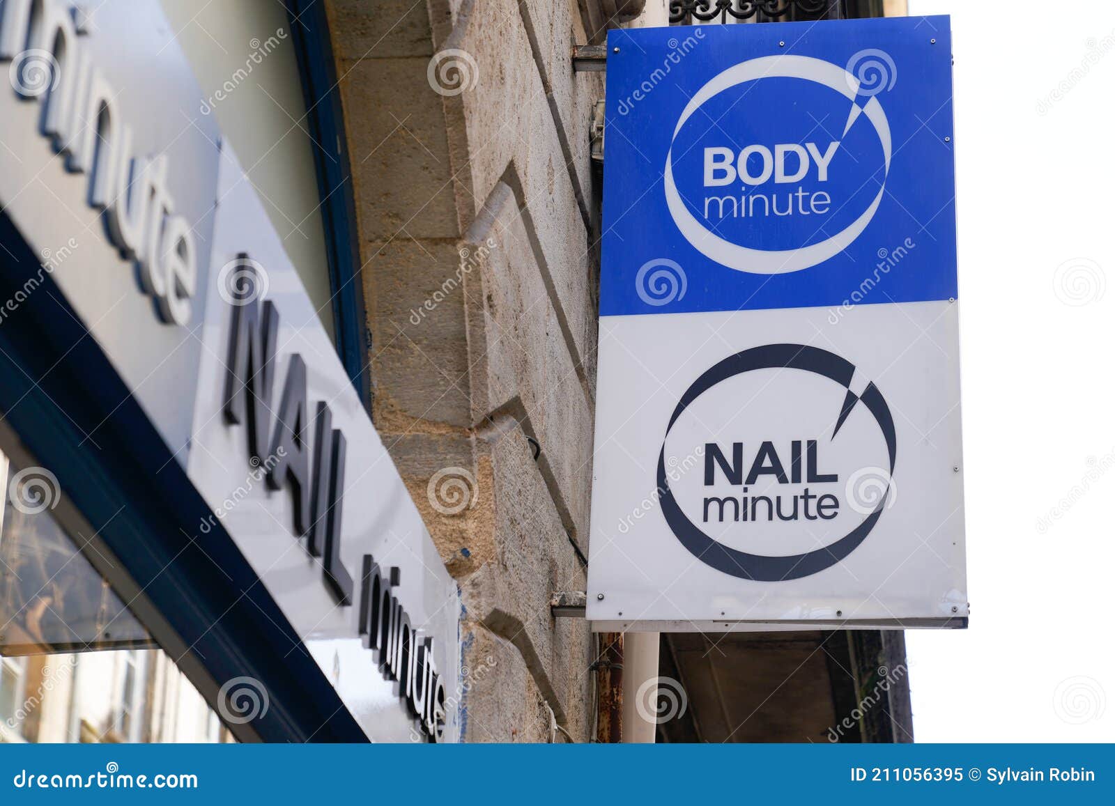 Bodyminute Nail Minute Brand Logo and Text Sign of Nail Store Beauty ...