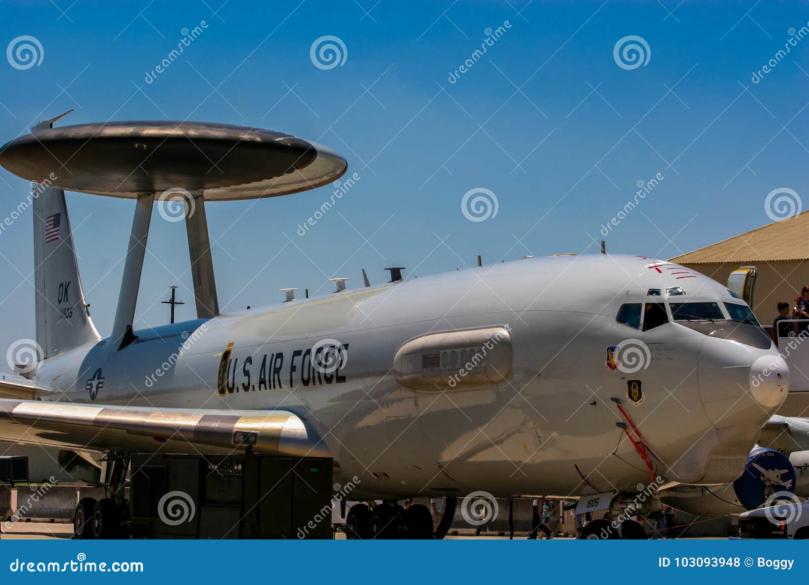 Boeing E 3 Sentry Awacs Early Warning And Control Aircraft Editorial Stock Photo Image Of Force Army