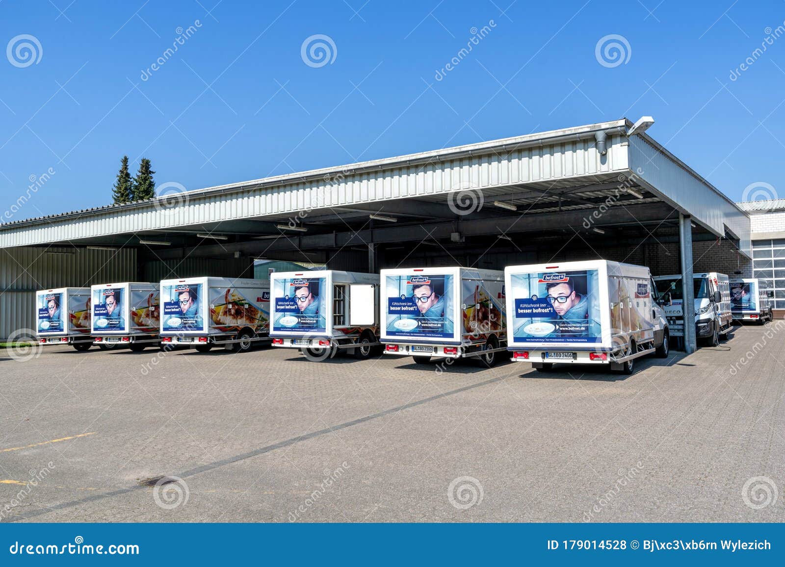 Bofrost Refrigerated Delivery Vans at 