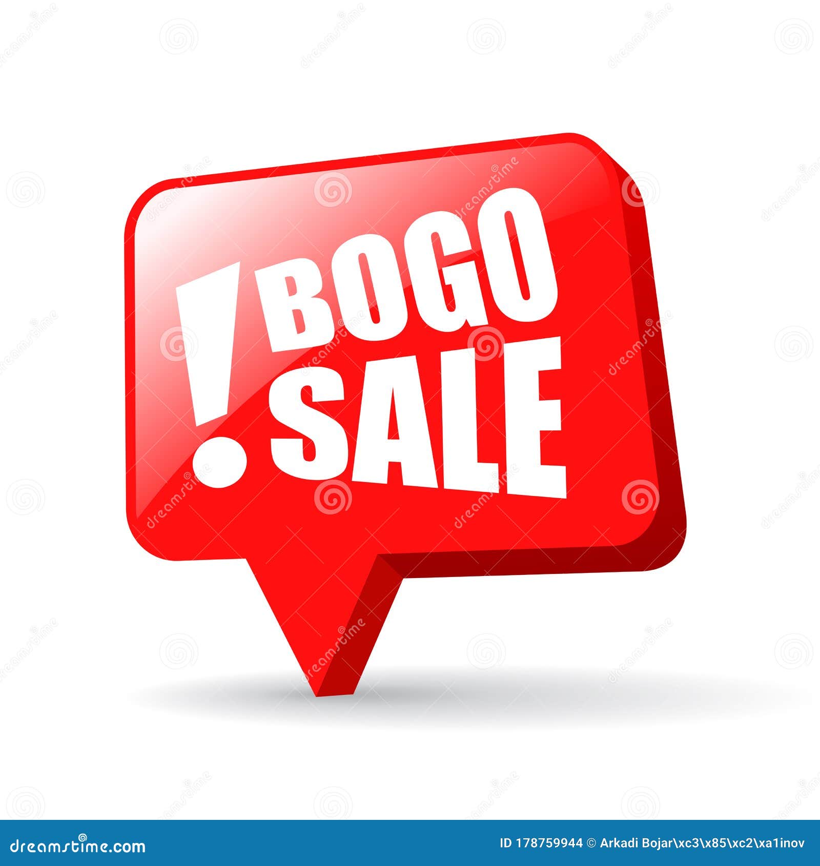 Bogo sale icon stock vector. Illustration of glass, frame 178759944