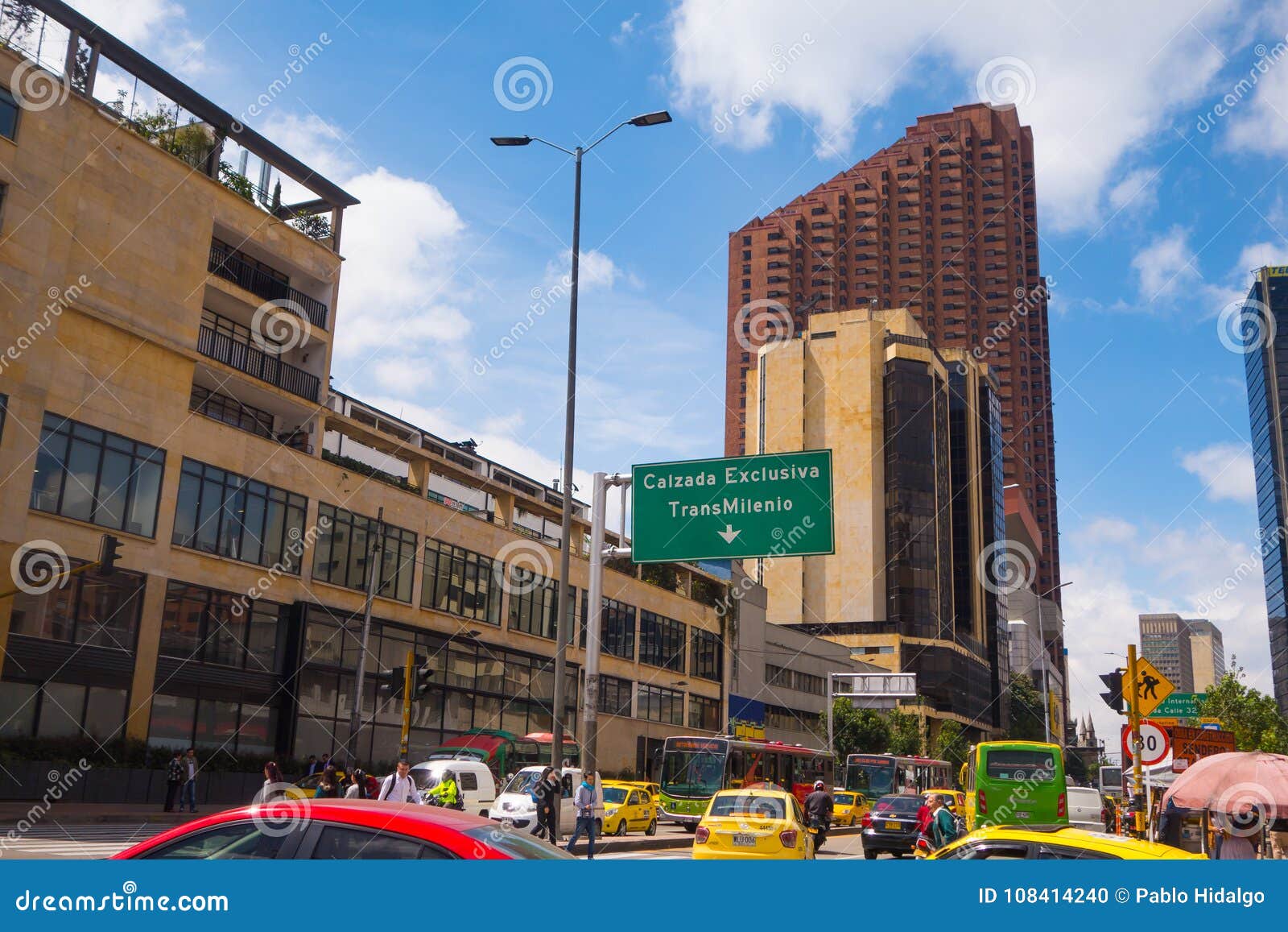 Bogota Colombia October 11 17 Bogota Cityscape The Carrera 7 5th Street And The Bacata Building In Bogota Editorial Image Image Of bacata Business