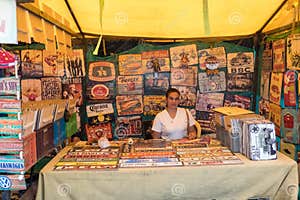 Bogota Old Plates For Sale At Sant Alejo Flea Market Editorial Image Bogota Old Plates For Sale At Sant Alejo Flea Market Editorial Image