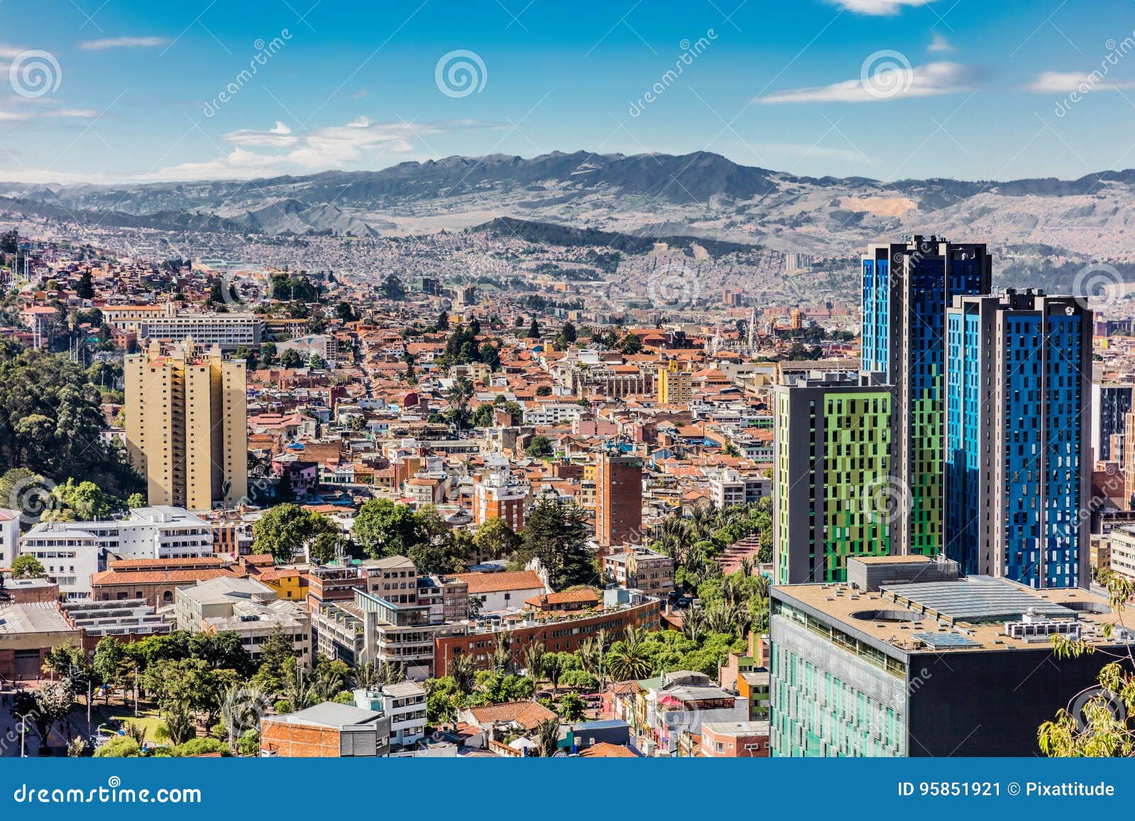 bogota skyline cityscape colombia