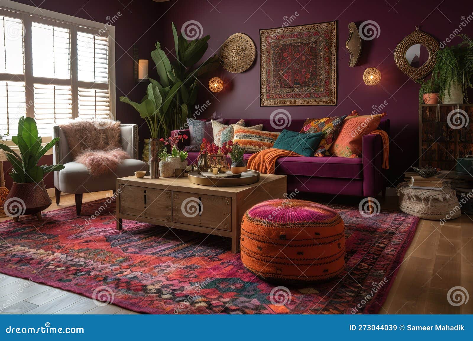 Bohemian Living Room: Design a Living Room with a Bohemian Vibe, Using ...