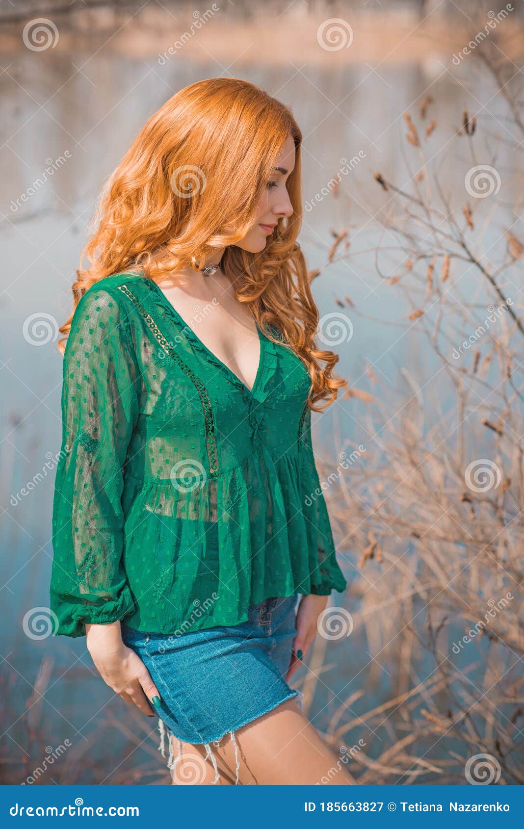 Bohemian modern girl stock image. Image of hair, haired - 185663827