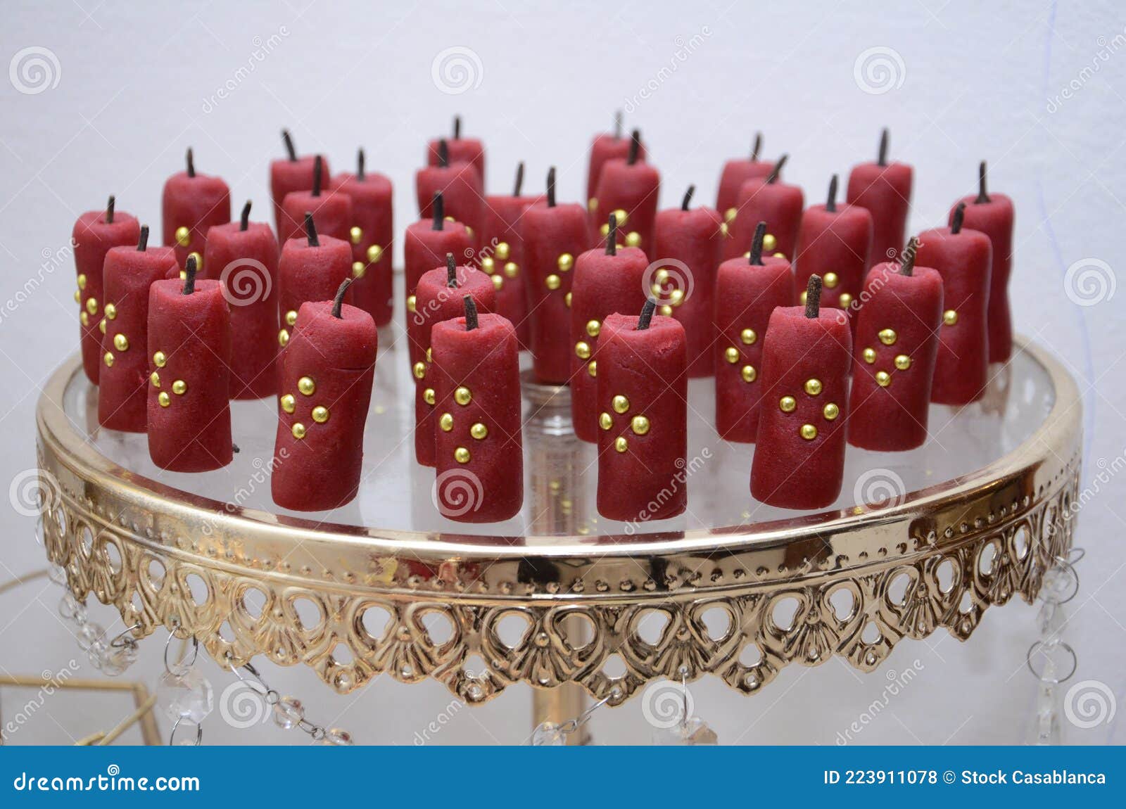 Bohemian Moroccan Candles . Wedding Morocco Stock Photo - Image of ...