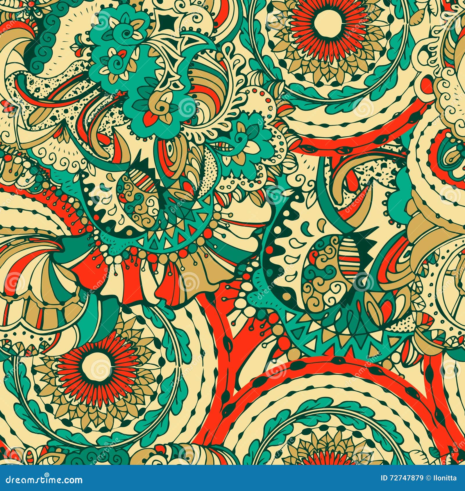 Colorful fabric pattern design set for textile Vector Image