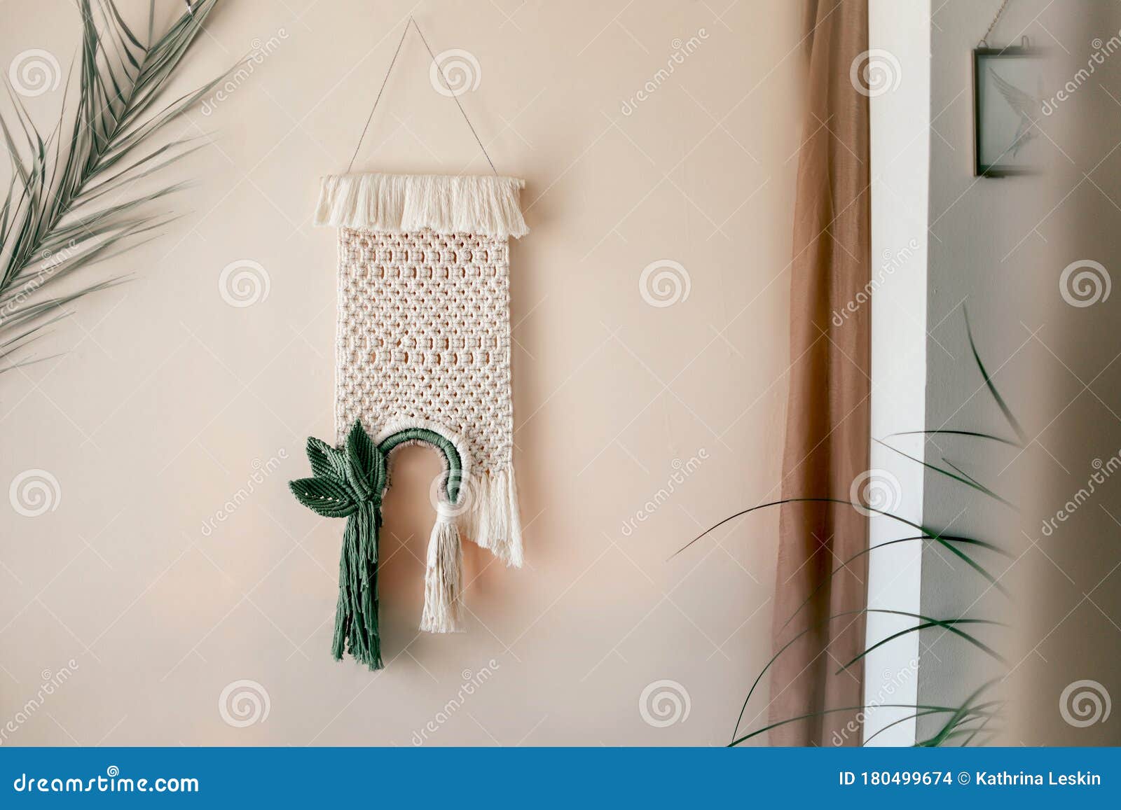 Tapiz De Pared Boho Macramé