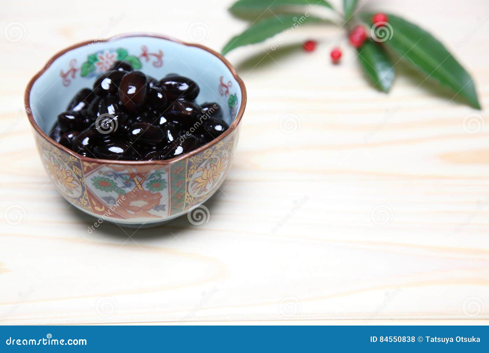 Boiled Black Beans in a Bowl Stock Photo Image of boiled, japan 84550838