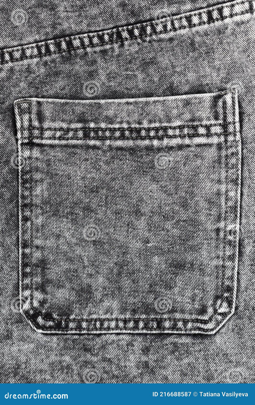 Boiled black denim jeans stock image. Image of frame 216688587