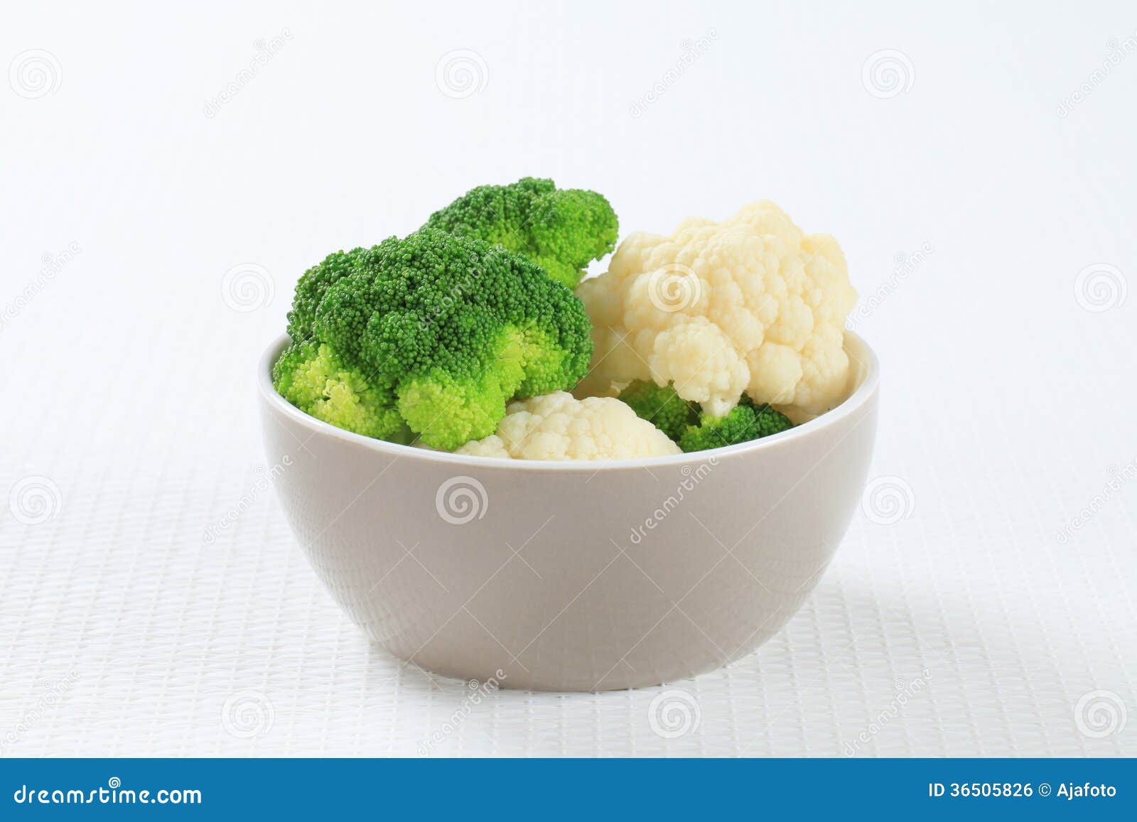 Boiled Cauliflower and Broccoli Stock Photo Image of healthy, food