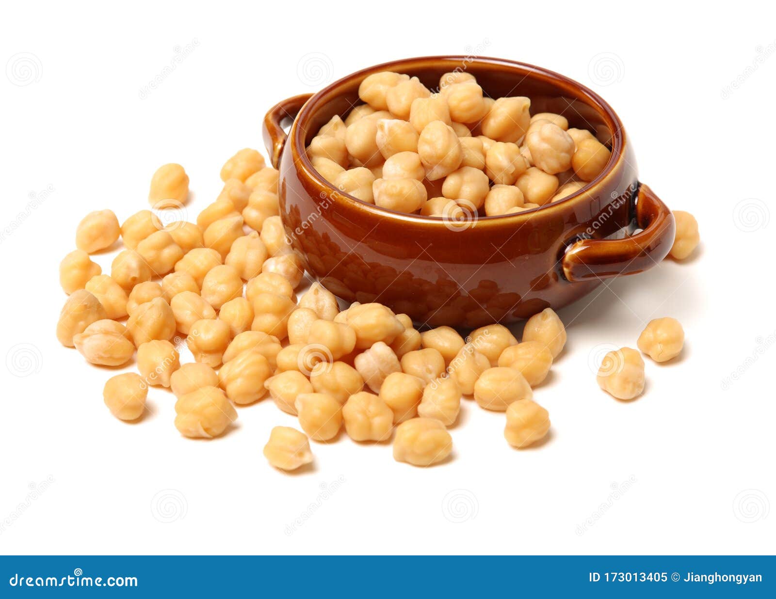 Boiled chickpeas stock image. Image of cuisine, cooking 173013405