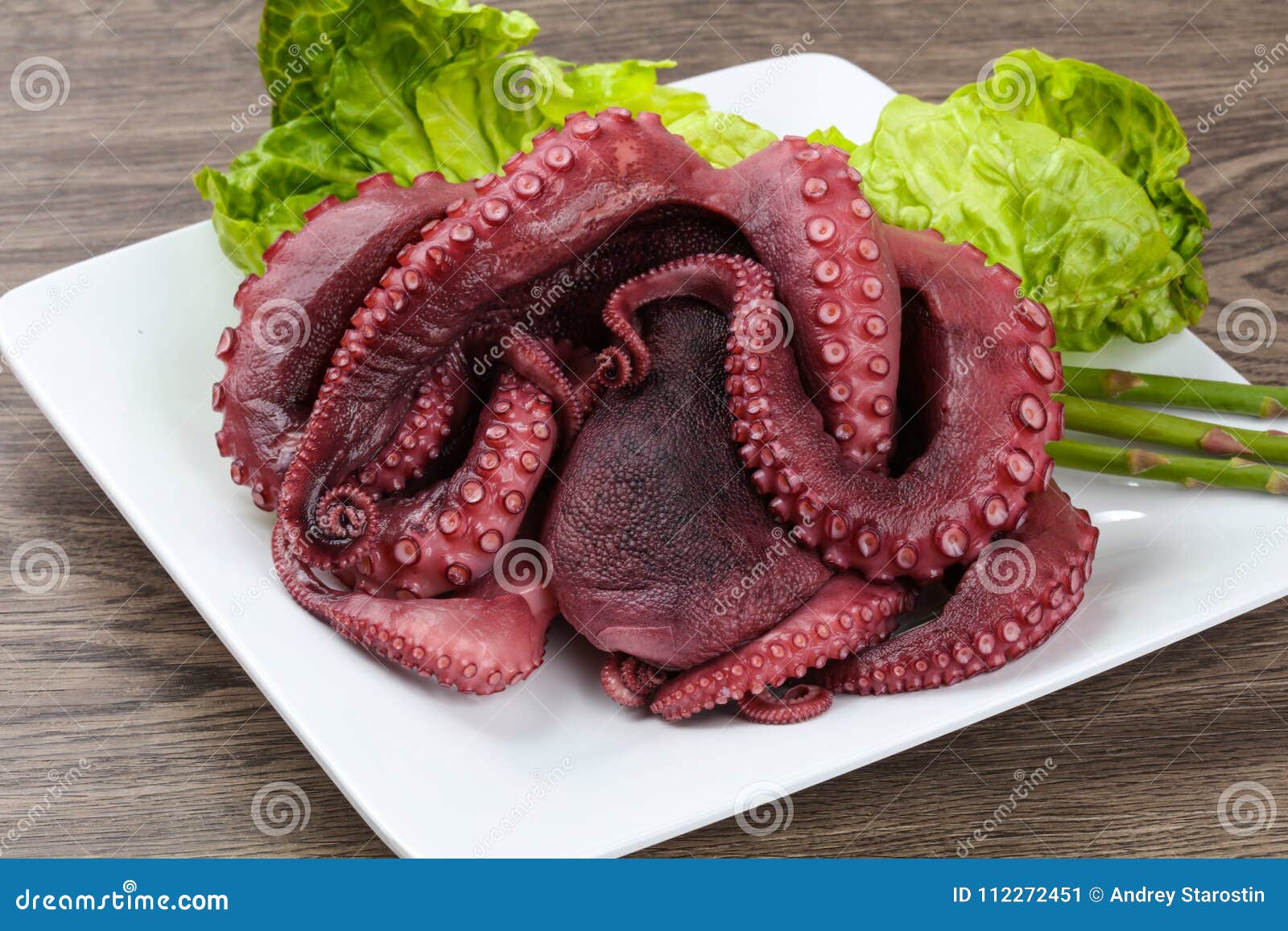 Boiled octopus stock image. Image of nutrition, octopus 112272451