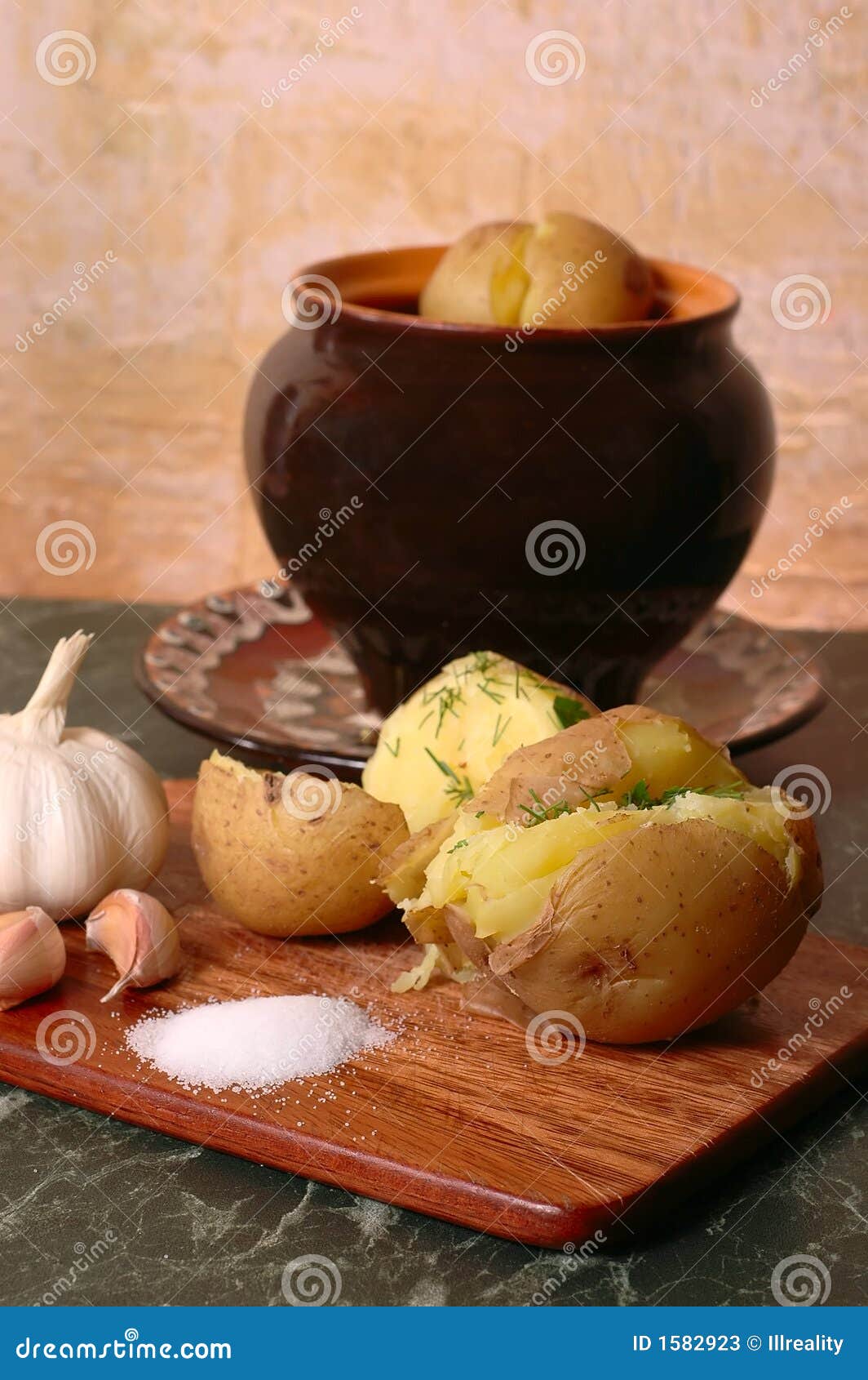 Boiled potatoes stock image. Image of chef, cook, gourmet 1582923