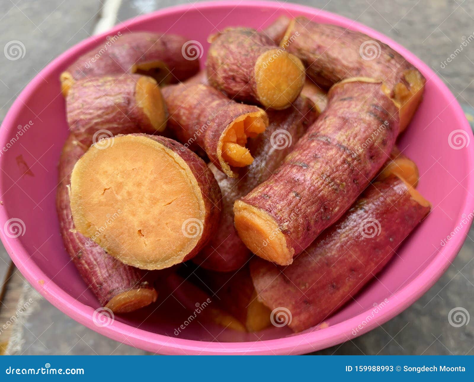 Boiled sweet potatoes stock image. Image of sweet, boiled - 159988993