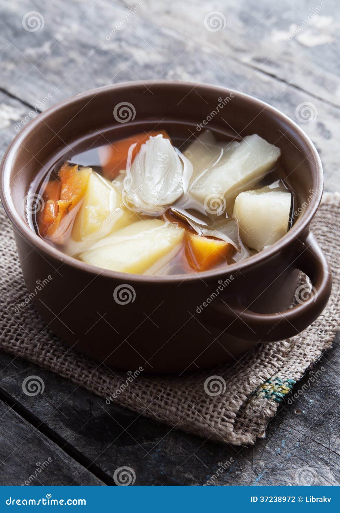 Boiled Vegetables in Ceramic Bowl Stock Photo Image of boiled, view