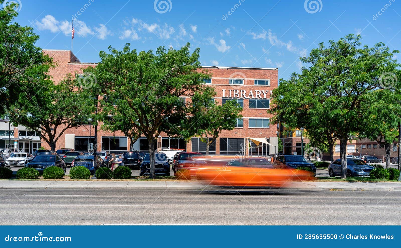 Boise City Library Exterior Made of Brick Editorial Image Image of