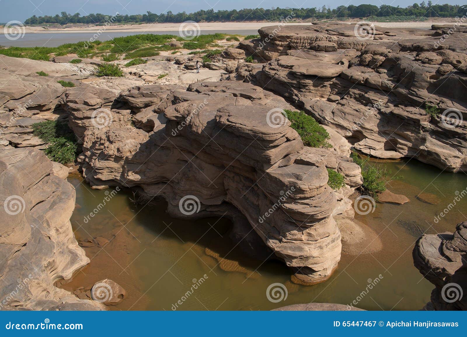 Bok y Gran Cañón de Sam que sorprenden phan en Tailandia. Bok y Gran Cañón de Sam que sorprenden phan en Ubon, Tailandia Foto tomada encendido: 05-12-2014