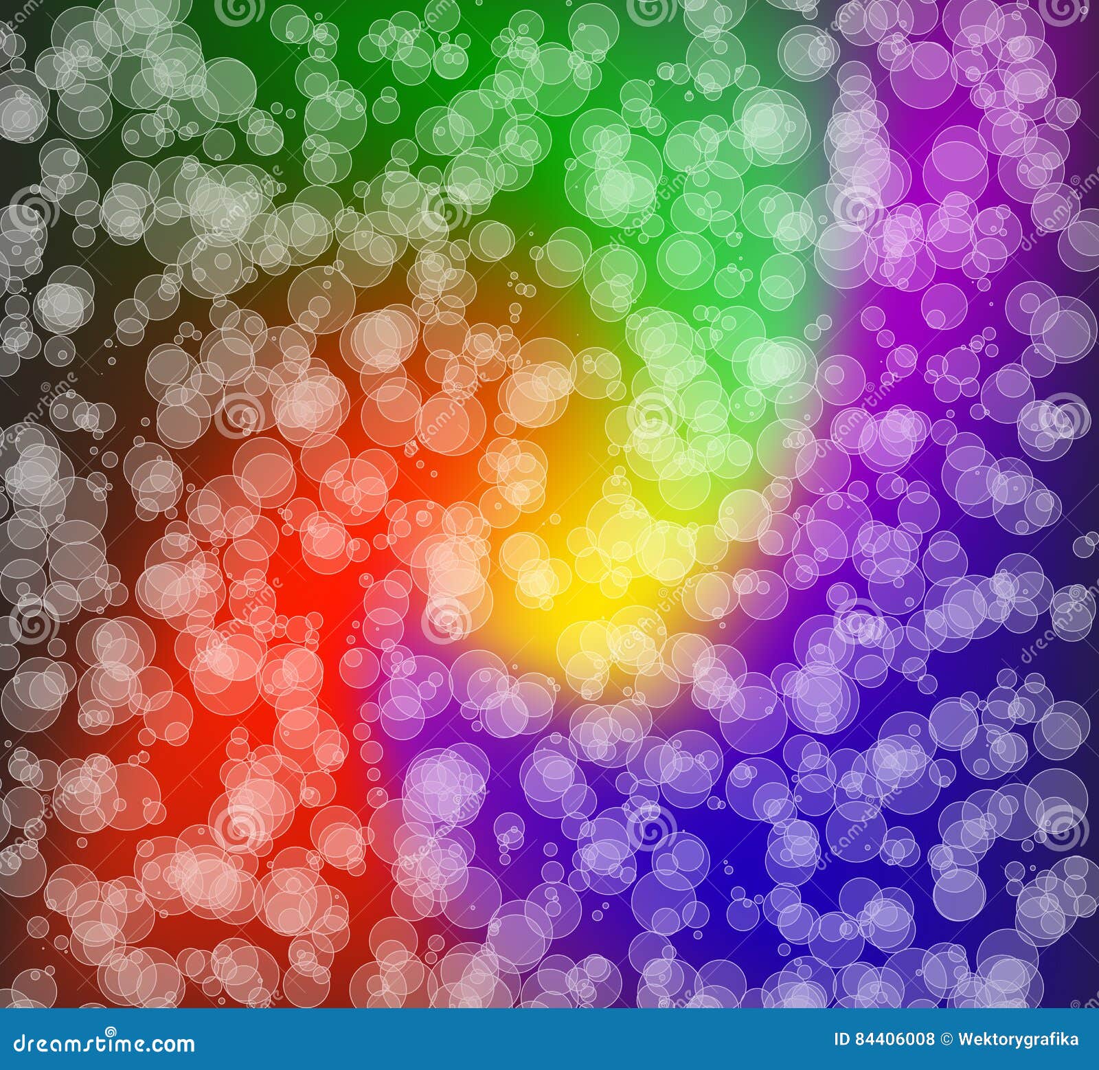 Bokeh Backgound Beautiful Banner Wallpaper Design Illustration Stock