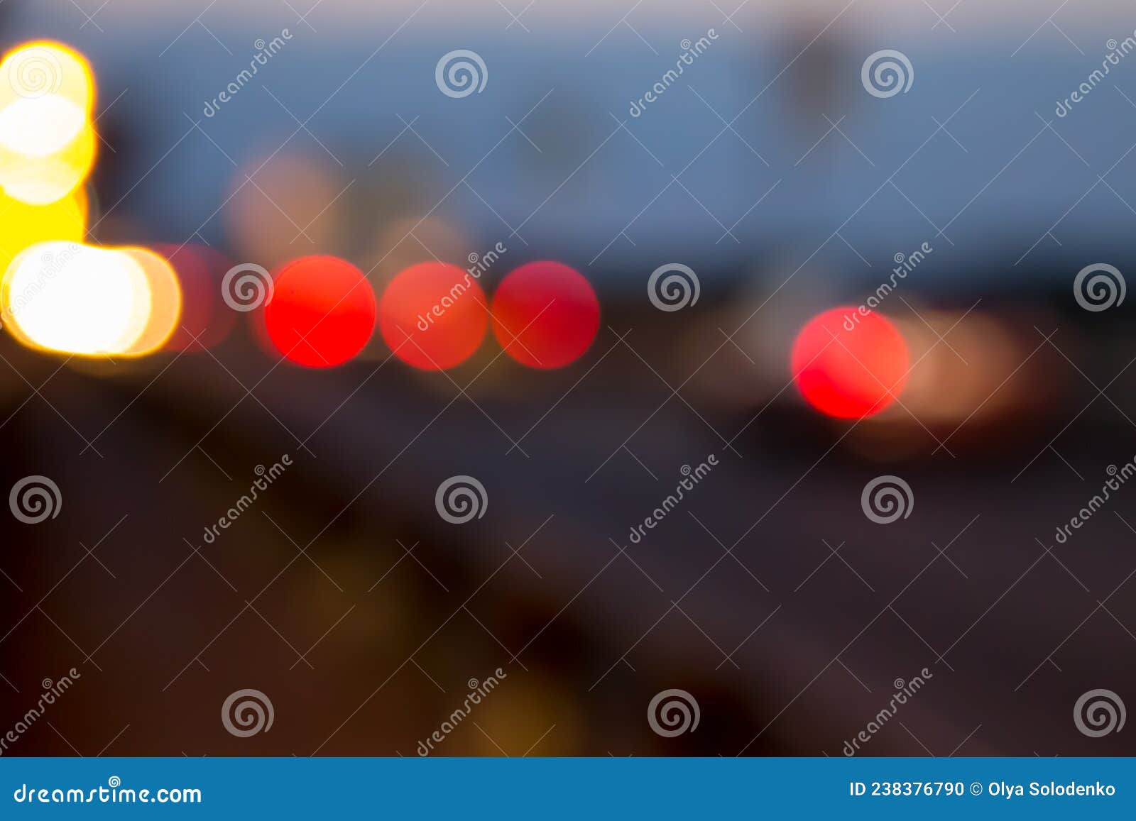 Bokeh Blurred Car Lights at Night Stock Photo Image of glitter, glow 238376790