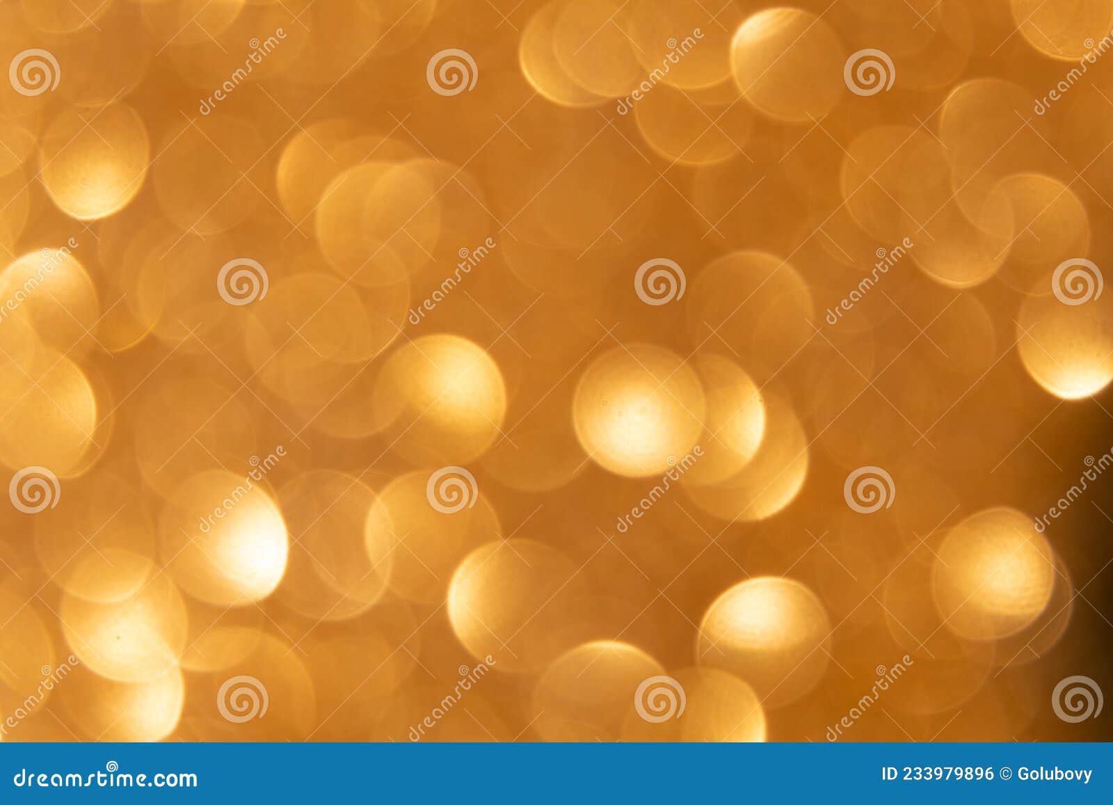 Bokeh Light Overlay Blur Circles Glow Golden Spots Stock Photo - Image ...