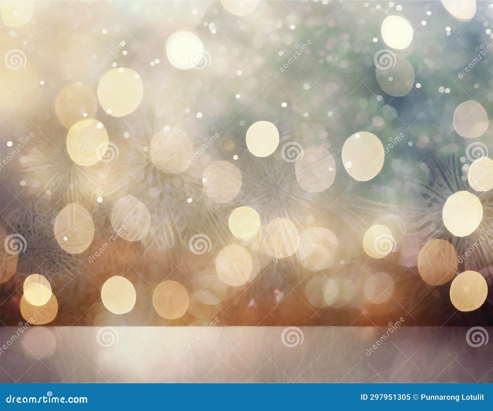 bokeh lights remixed media as a background on digital art concept, generative ai