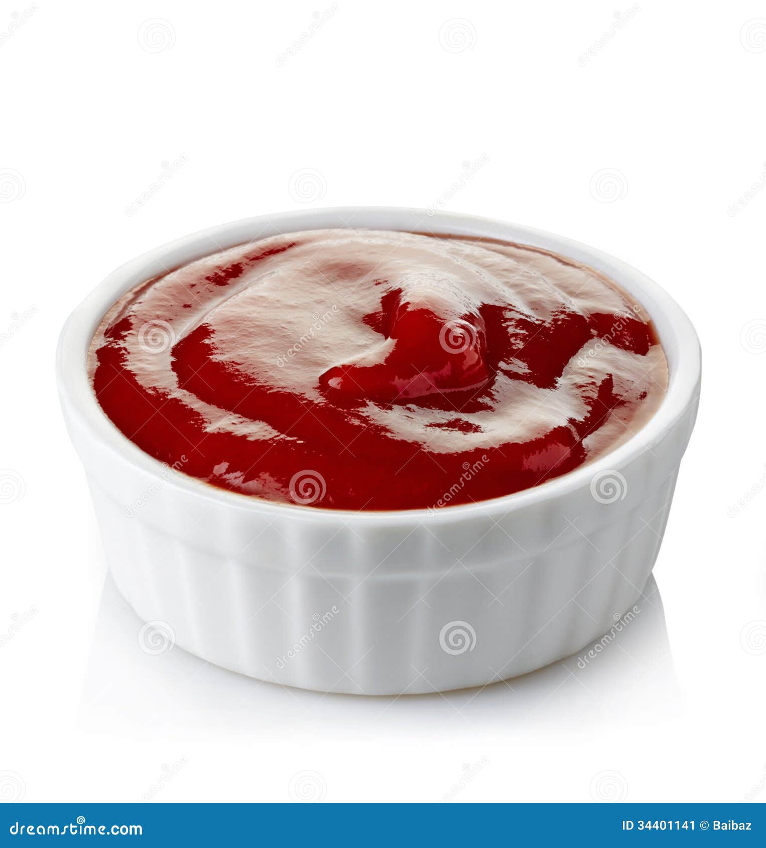 Bol De Sauce Tomate (ketchup) Image stock Image du gourmet