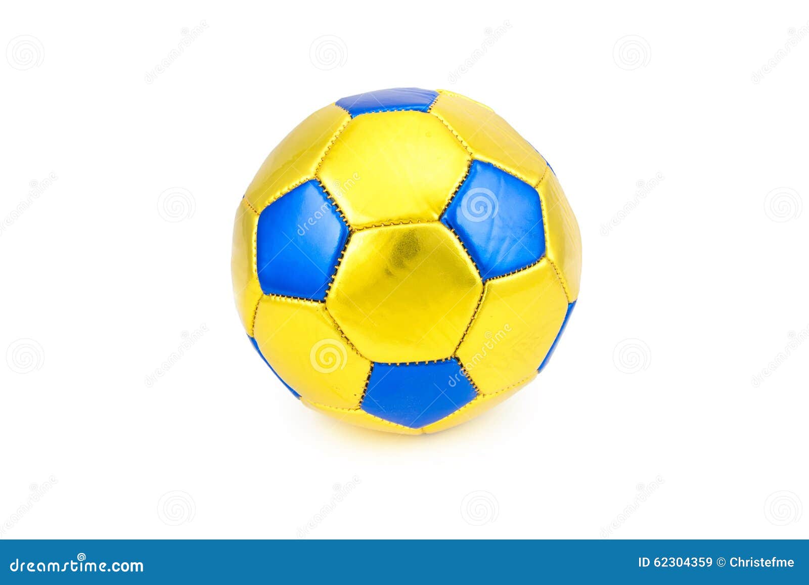 Bola Amarela Do Futebol No Fundo Branco Imagem de Stock - Imagem de branco,  brinquedo: 62304359