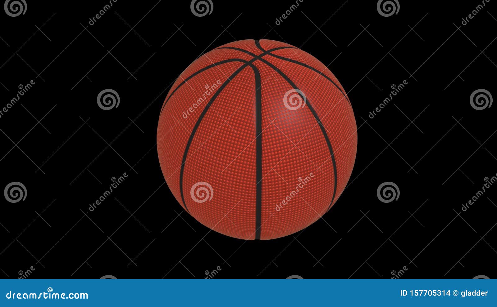 Bola de basquete isolada em fundo transparente