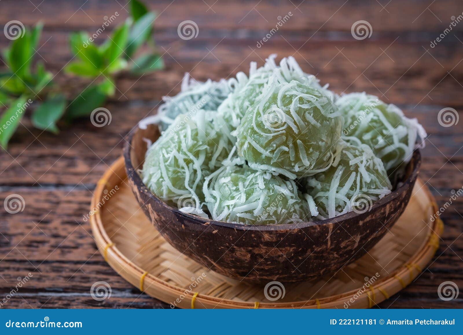 Bola de coco doce chamada naru em bangladesh