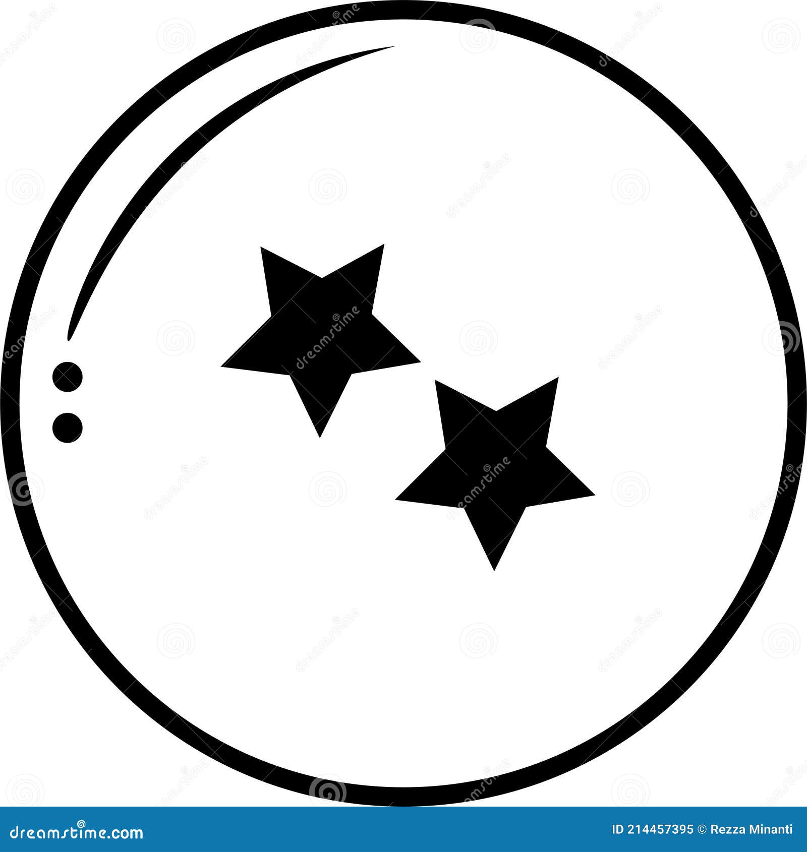 Bola De Dragão Três Estrelas Ilustração do Vetor - Ilustração de diagrama,  vetor: 214457409