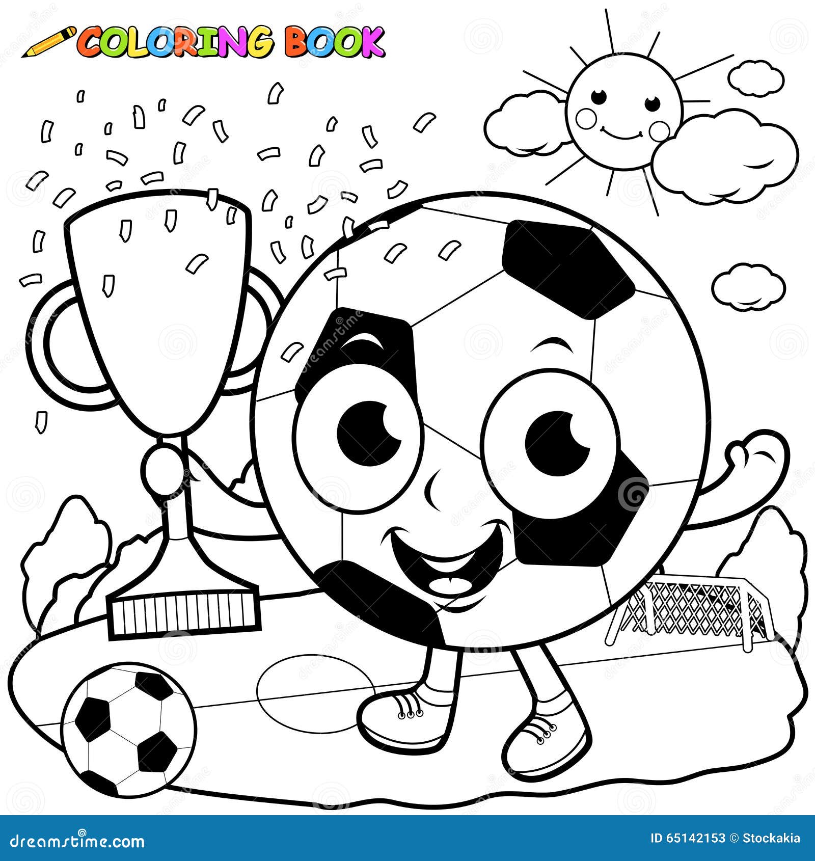 Desenhos de Futebol para colorir - Páginas para impressão grátis