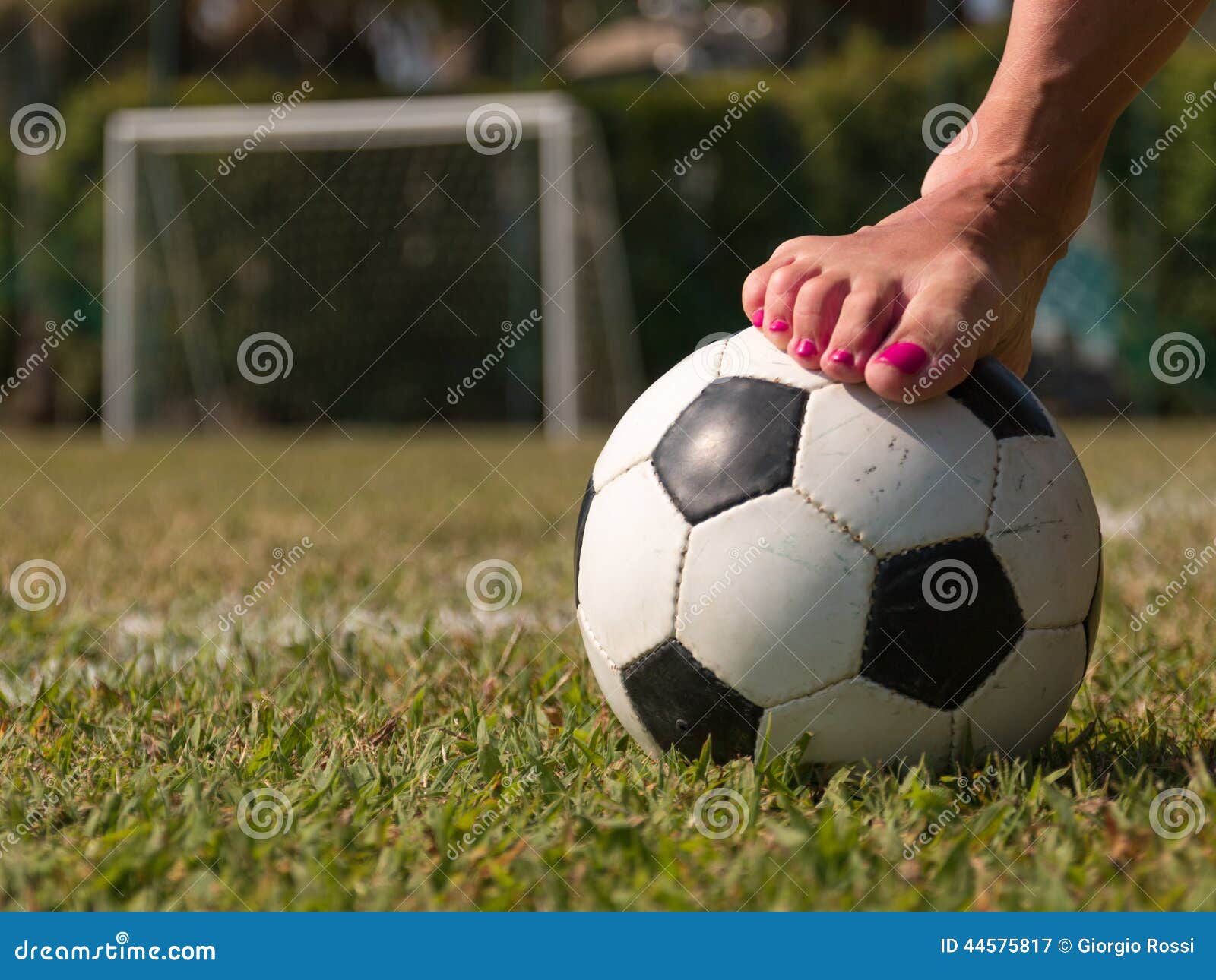 Download imagens Futebol, meta, bola de futebol, campo de futebol