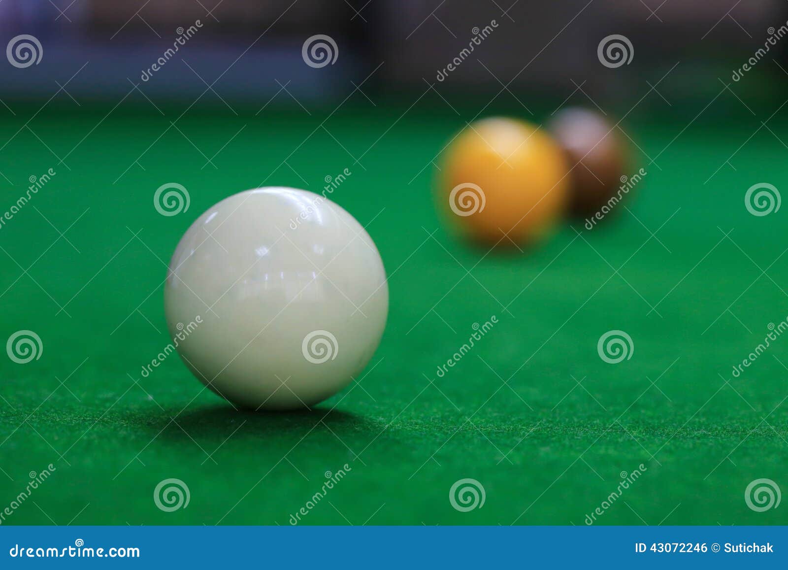 Bolas Da Sinuca Na Tabela De