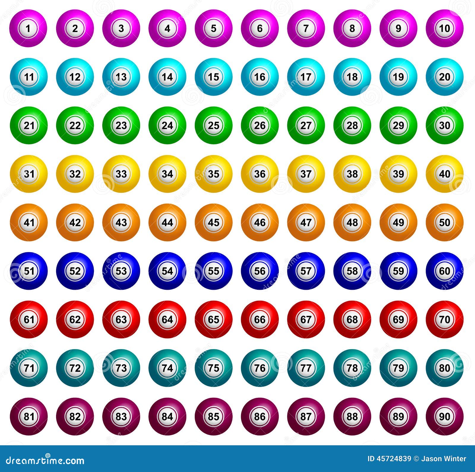 100 bolas de coloridas de 3 cm, bolas de jogo de bingo, bolas de